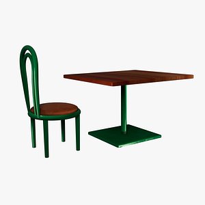 COFFESHOP TABLE AND CHAIR