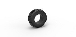 Diecast offroad tire 6 Scale 1 to 25 model