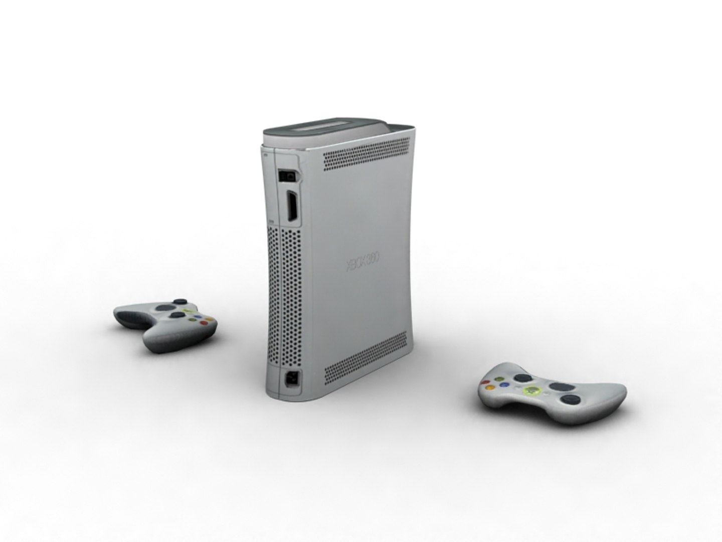 Microsoft X-box 360 3d Model