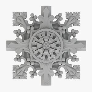 Gothic Ornament 073 3D model