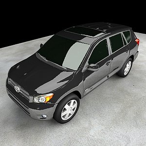 3d max vehicle toyota rav4 suv