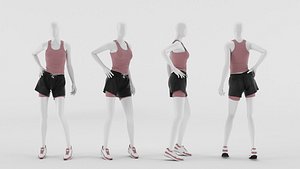 mannequin short 3D