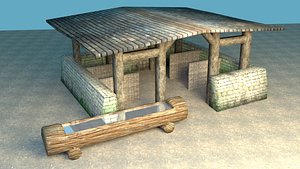 Big medieval stable