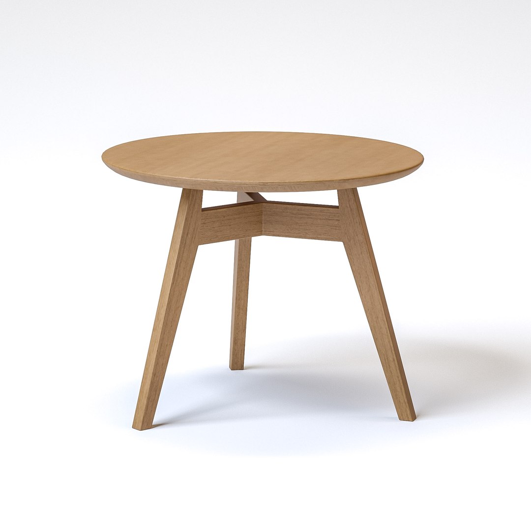 Uhs group penny table wood 3D model - TurboSquid 1294264