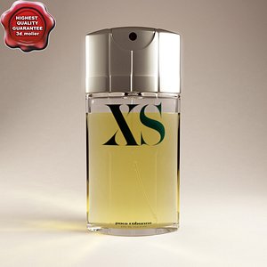 Bottle of perfume XS