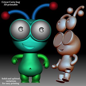 Cutie Cricut bug 3D printable model