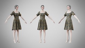 Dress 26 Royal Baroque Brocade v2