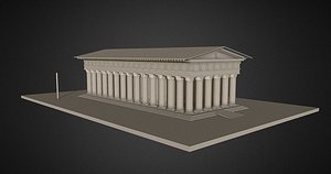 Greek Temple textured