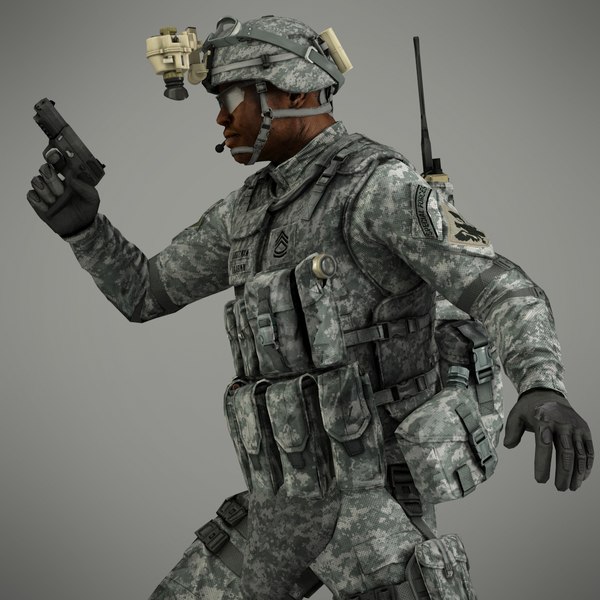 米軍兵士3Dモデル - TurboSquid 723305