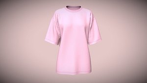 Ladies Tops-Single Colour In Low Poly 3D model
