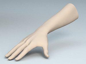 female arm 3d 3ds