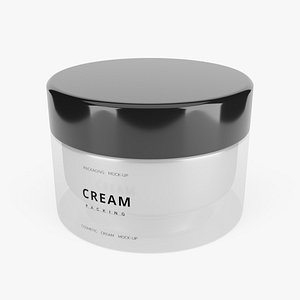 cosmetic cream 2 3D