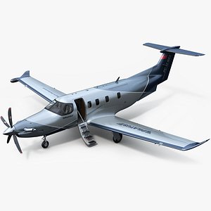 Pilatus PC-12 NGX Private Airplane 3D model