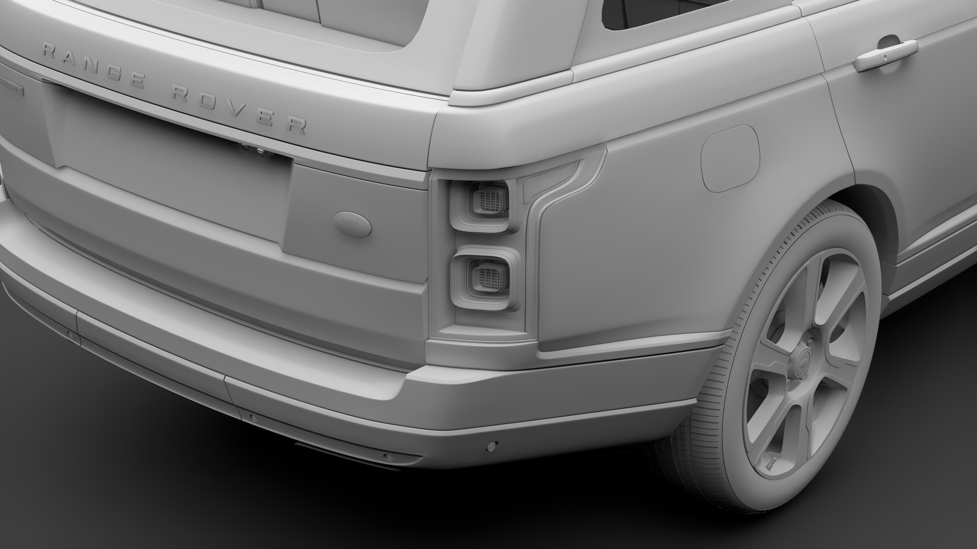 Range rover hybrid lwb 3D model - TurboSquid 1246085