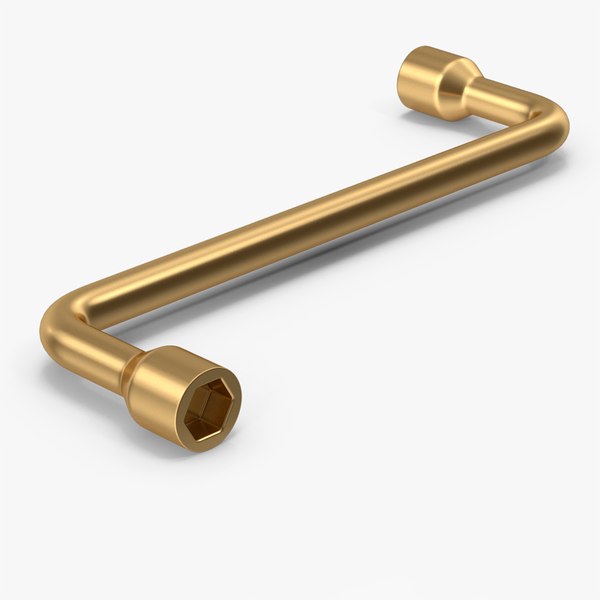 3D model Gold Wheel Wrench