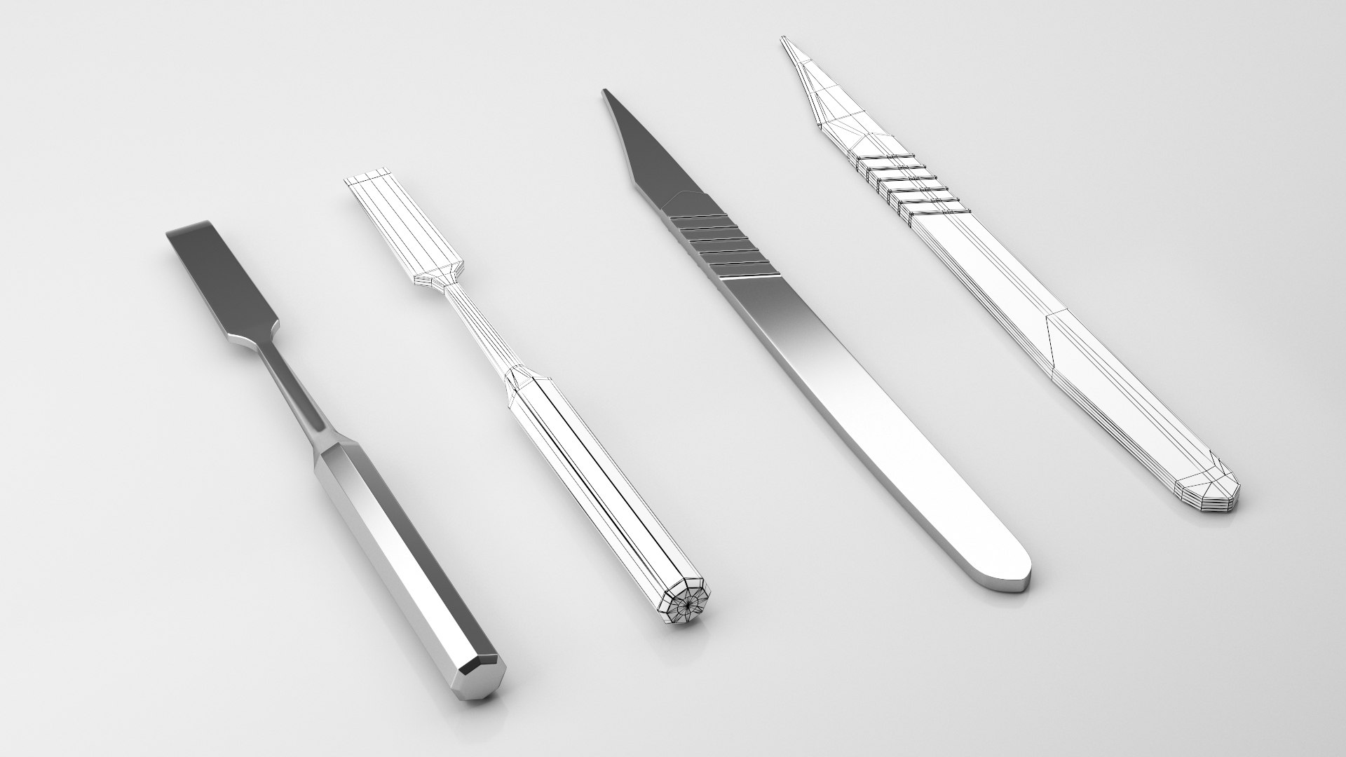 3D Surgical Instruments Set - TurboSquid 2295439