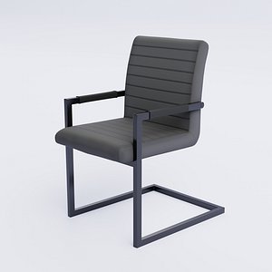 3D Office Chair Black