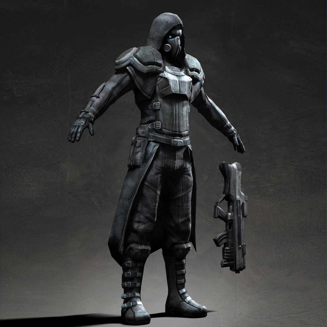 3d Model Soldier Assassin Alien