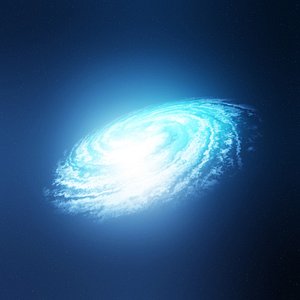 Blue Galaxy 3D model