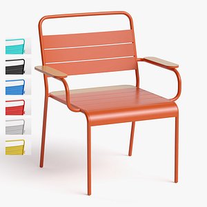 3D model Outdoor Steel Chair