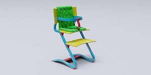 Chair baby 01 model in Blender
