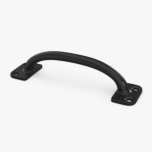 Kitchen Cabinet Handle Traditional Black 3D model
