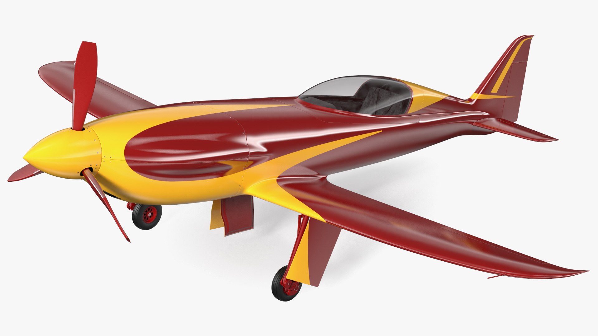 All Electric Aircraft 3D model preview