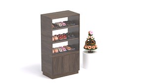 3D model Donuts And Showcase
