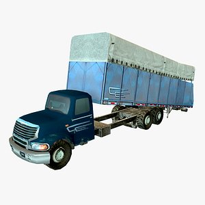 Low Poly Module Truck