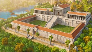 The Paneion in Jericho Environment 3D
