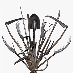 Medieval Weapon - Village 3D