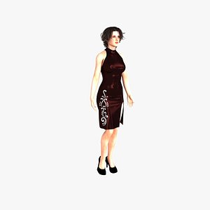 Katie Rigged 3D model