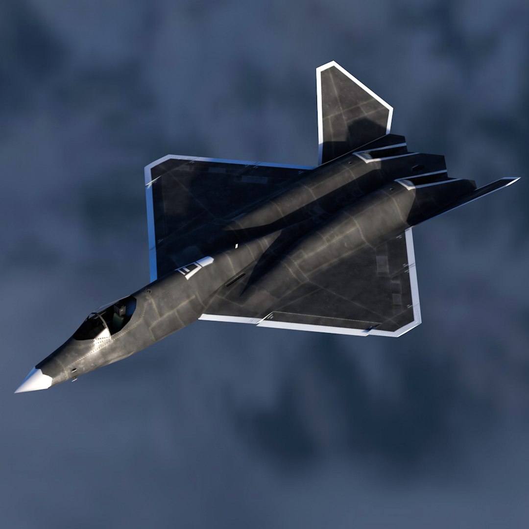 3D YF-23A BLACK-WIDOW-II Rigged - TurboSquid 1715713