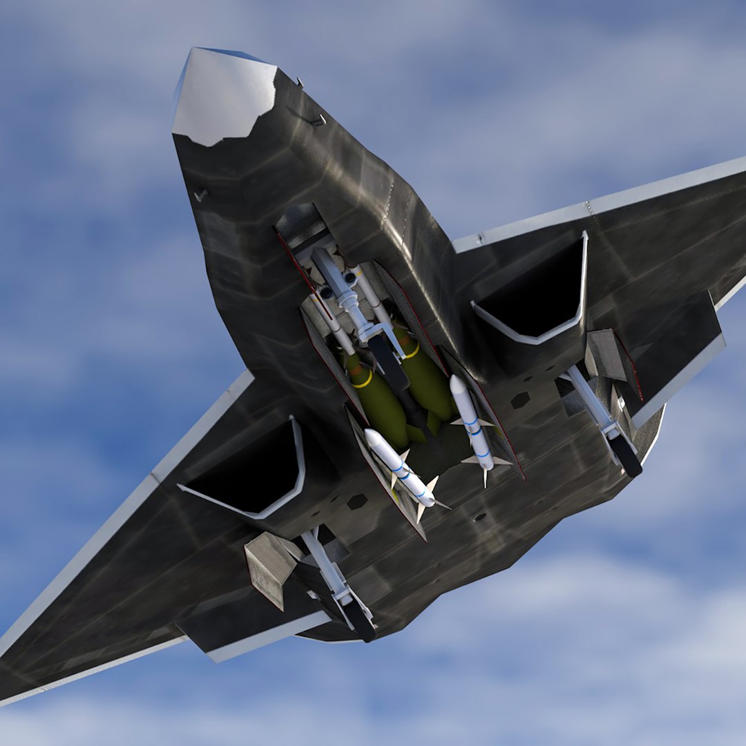 3D YF-23A BLACK-WIDOW-II Rigged - TurboSquid 1715713