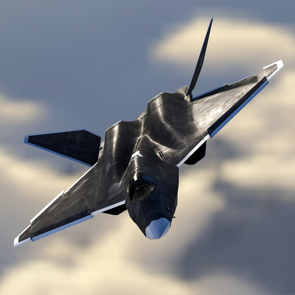 YF-23A BLACK-WIDOW-II Takelage 3D-Modell - TurboSquid 1715713