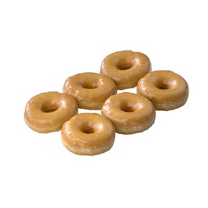 3D Glazed Dougnut model