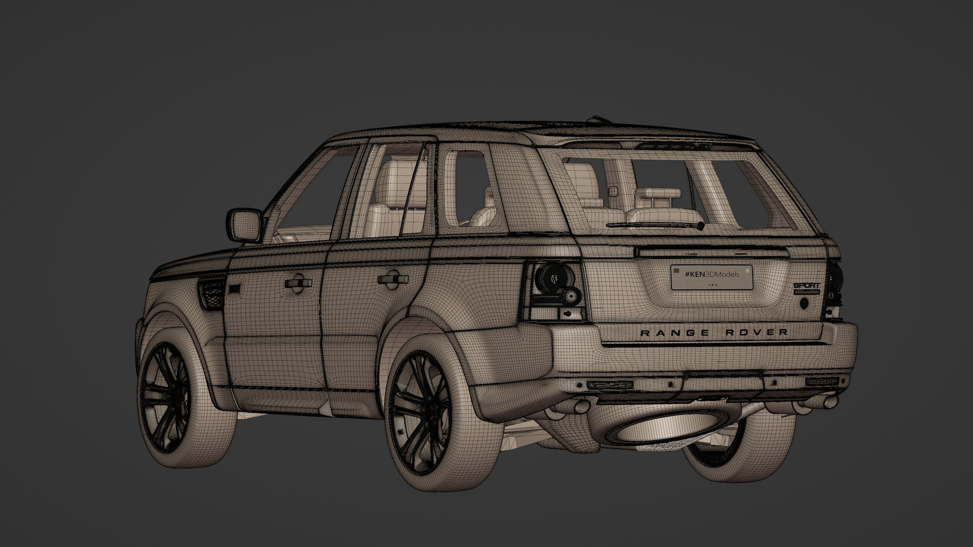 3D 2010 Land Rover Range Rover Sport - TurboSquid 2073930