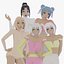 Ren - Personnage d'anime Lowpoly 3D stylisé