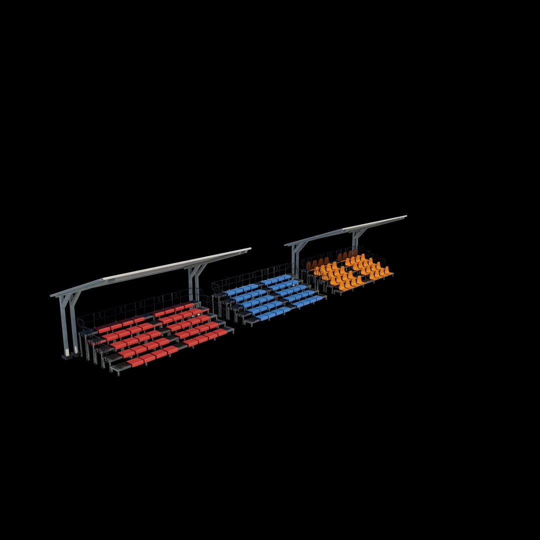 3D Bleacher Module 3D Model Model - TurboSquid 2448964