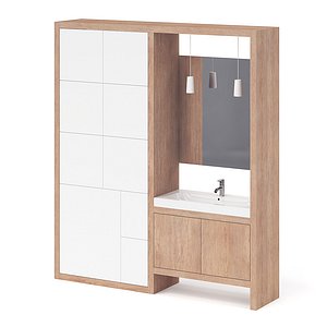 Bathroom Wall Shelves 3D model