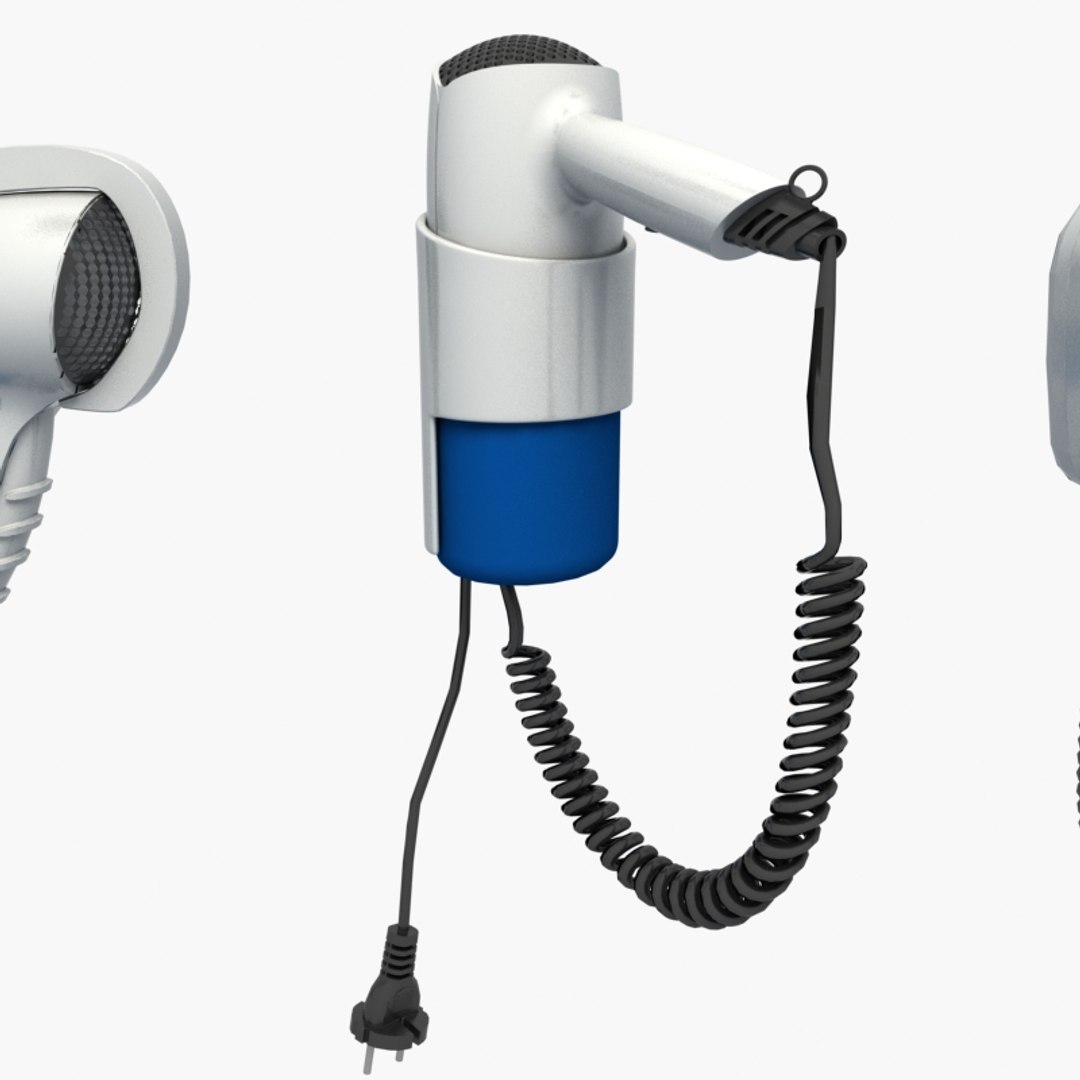 hairdryer hair dryer 3D https://p.turbosquid.com/ts-thumb/Ar/0I7yDx/IsnkXiV8/wallmountedhairdryer18/jpg/1579056608/1920x1080/fit_q87/a023fe10b090f6fb3a2fecc86350525b633cd73c/wallmountedhairdryer18.jpg