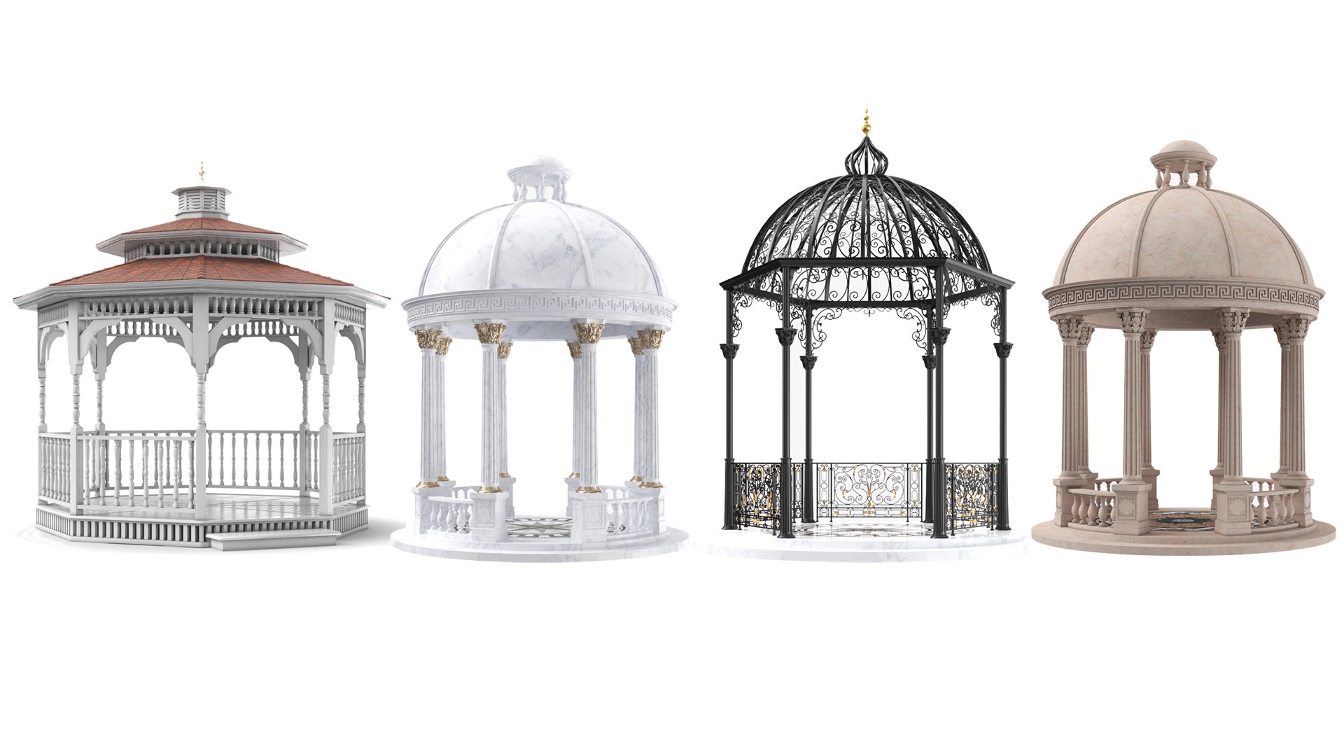 3D Gazebos Collection model https://p.turbosquid.com/ts-thumb/Ar/2p0LSQ/5l/gazebooooos/jpg/1647783078/1920x1080/fit_q87/ef665434940faa2763a2166b5387f0c1fdc297cb/gazebooooos.jpg