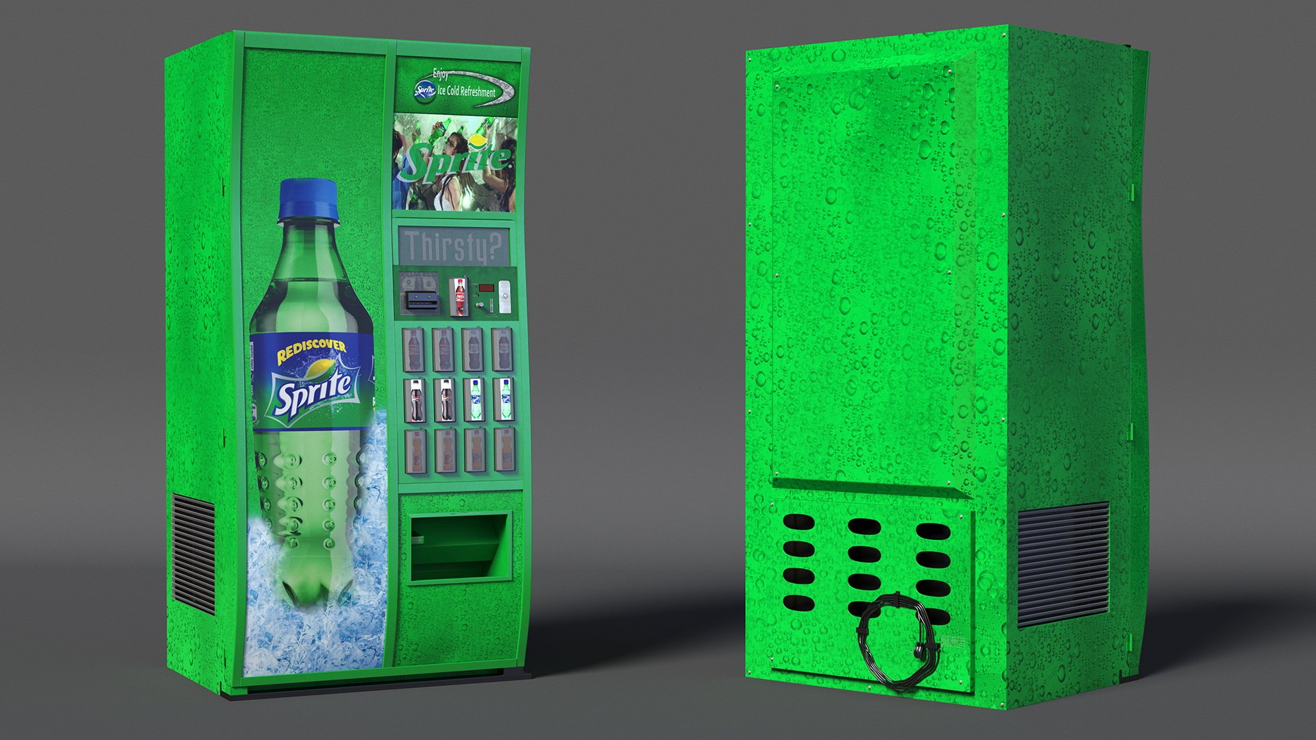 3D Cold Soda Vending Machine model TurboSquid 2138040