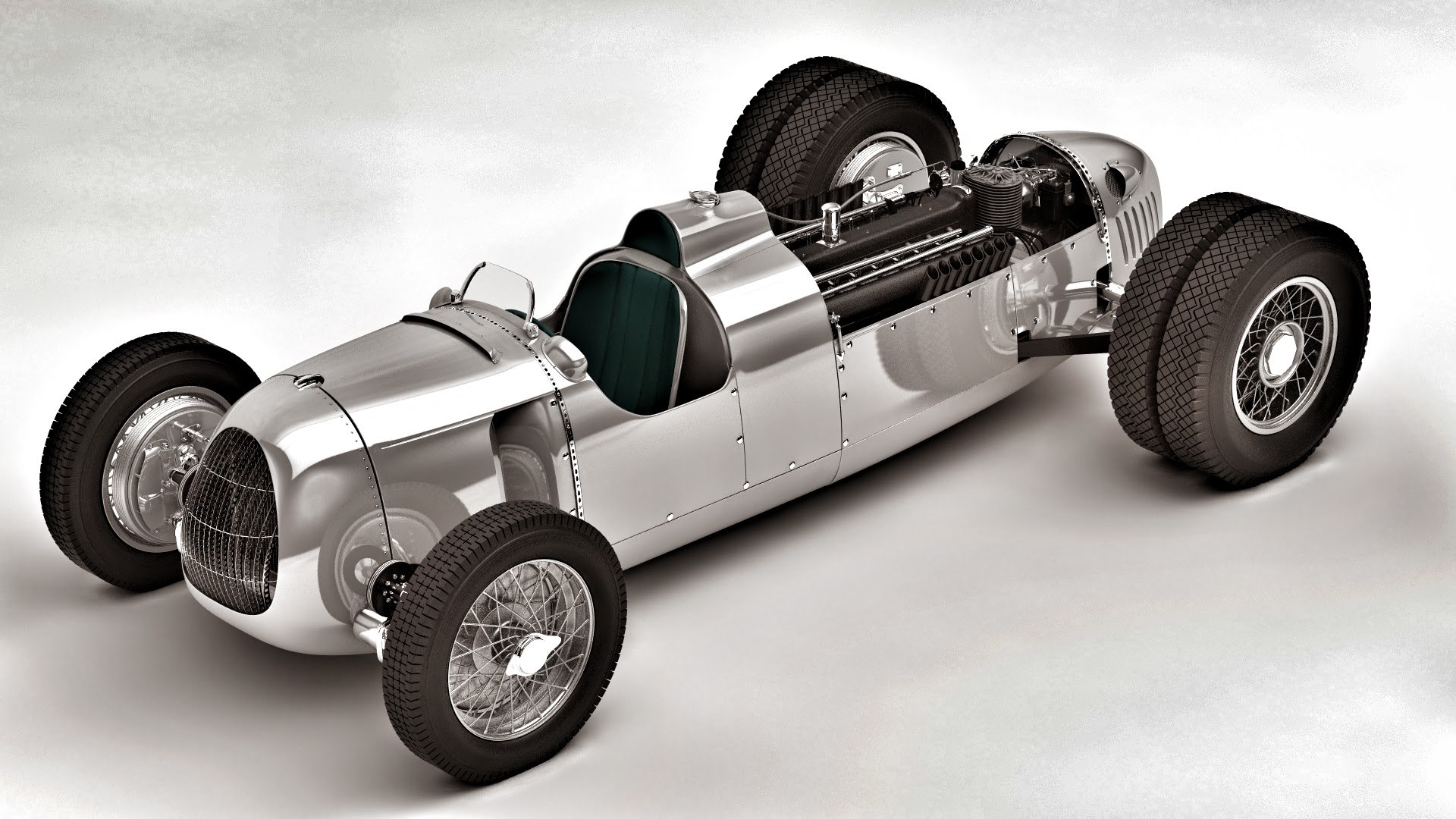 3d Auto Union Type C Model