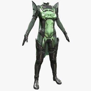 Sci-fi female outfit 5