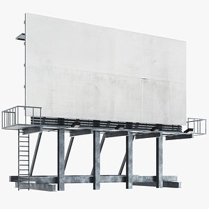 3D Detailed Rooftop Billboard