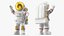 Astronaut Toy Character White OK Pose