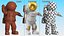 Astronaut Toy Character White OK Pose