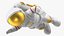 Astronaut Toy Character White OK Pose