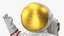 Astronaut Toy Character White OK Pose